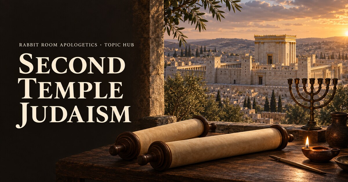 Second Temple Judaism topic hub graphic.